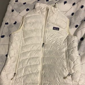 White Patagonia vest